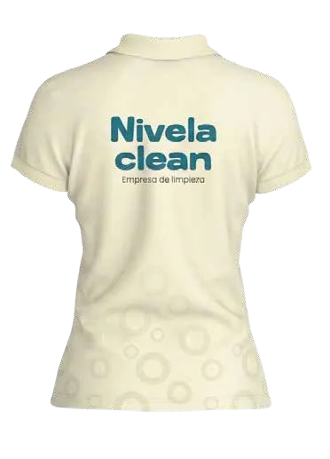 Polo de trabajo de Nivela Clean visto por detrás